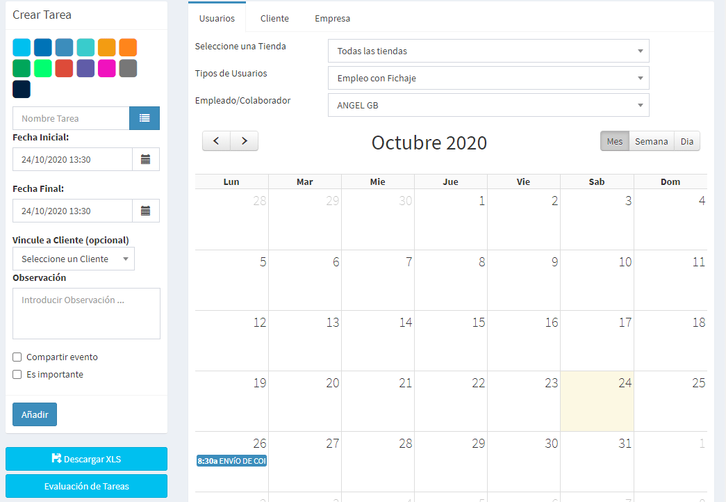 Teletrabajo 15 Crear Tarea