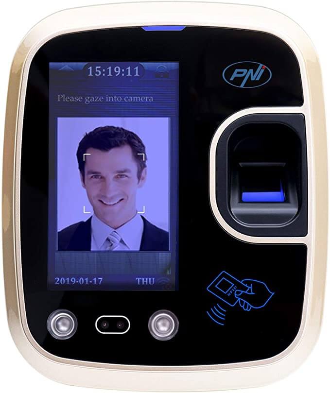 Reloj biometrico con reconocimiento facial