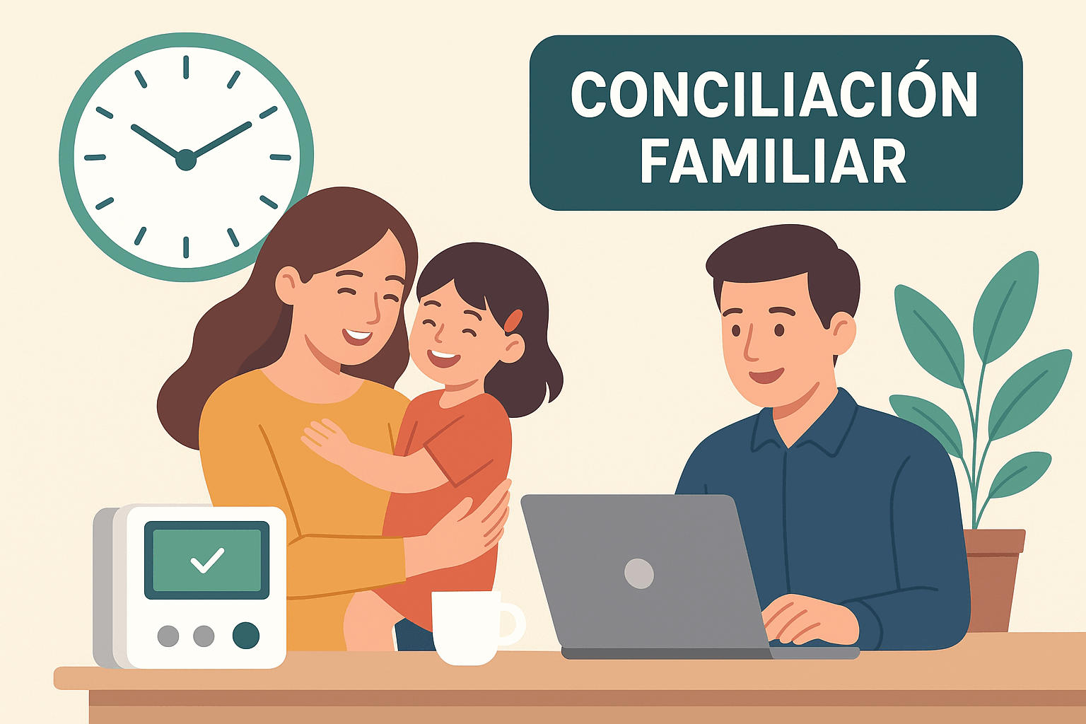 Control horario y la conciliación familiar