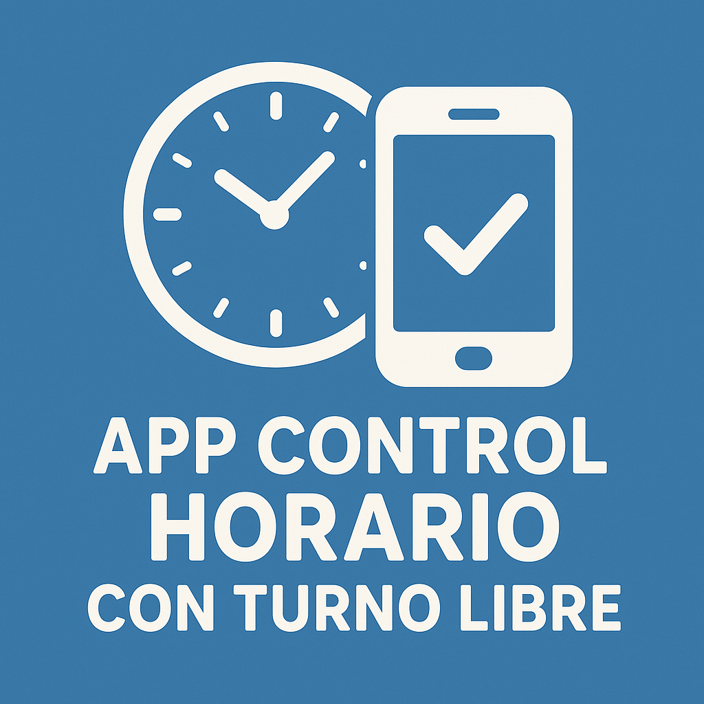 App control horario con turno libre